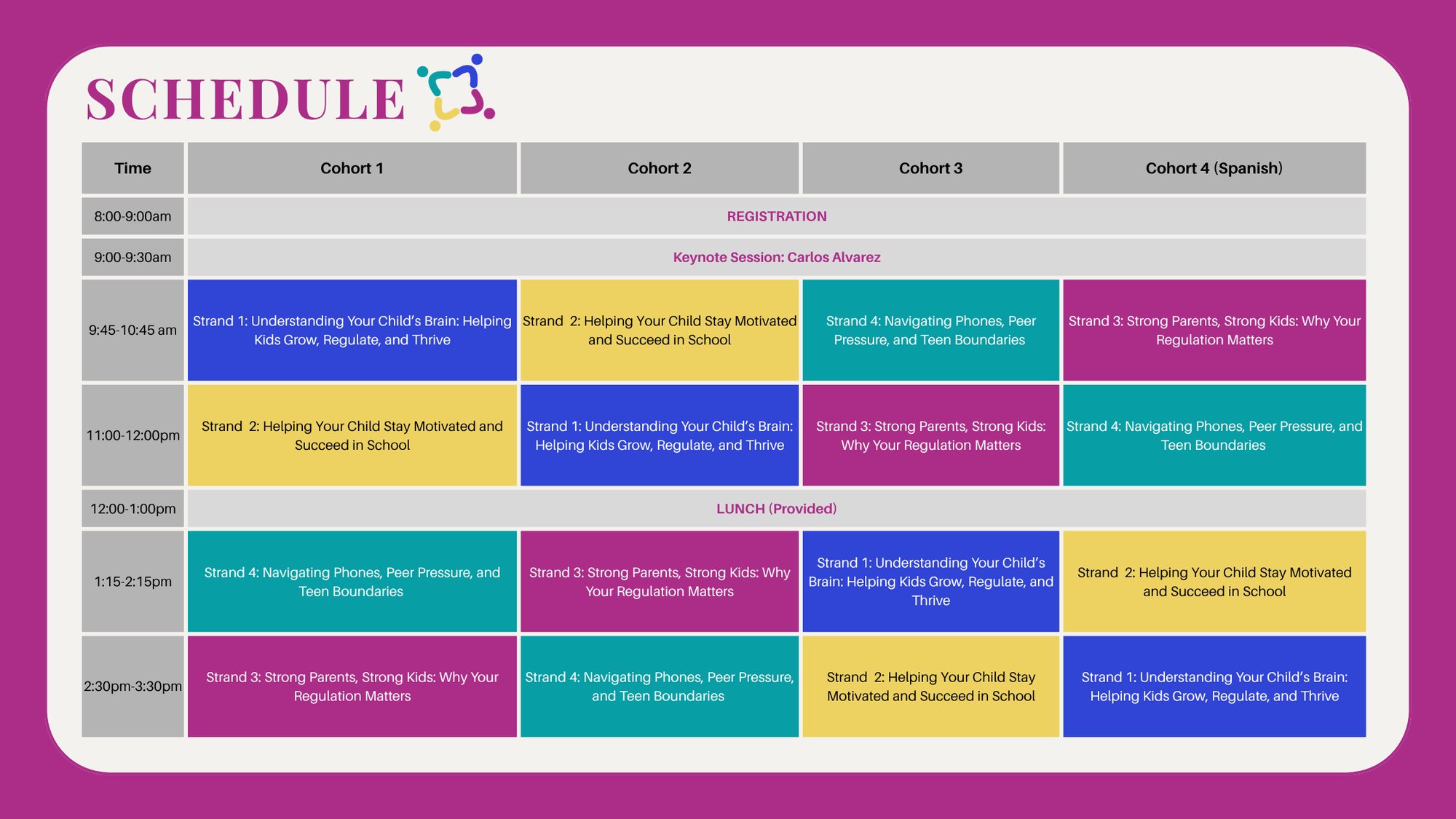 Web schedule TT Banner Web schedule TT Banner